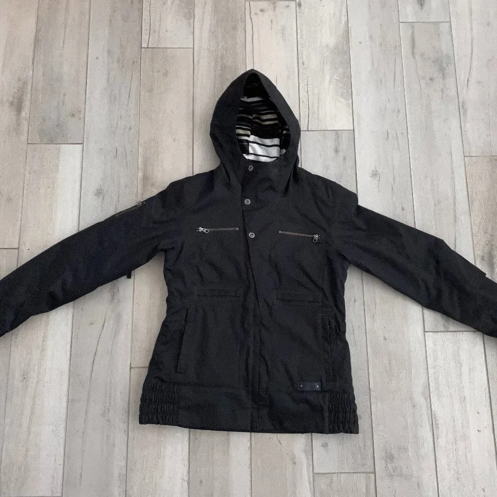 Burton black×l button dryride jacket Burton | Jackets & Coats | Burton Dryride Black Snowboard Jacket